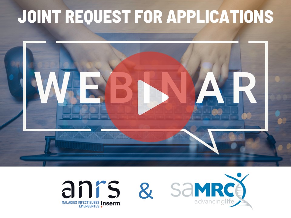 Joint request for applications between ANRS MIE and SAMRC