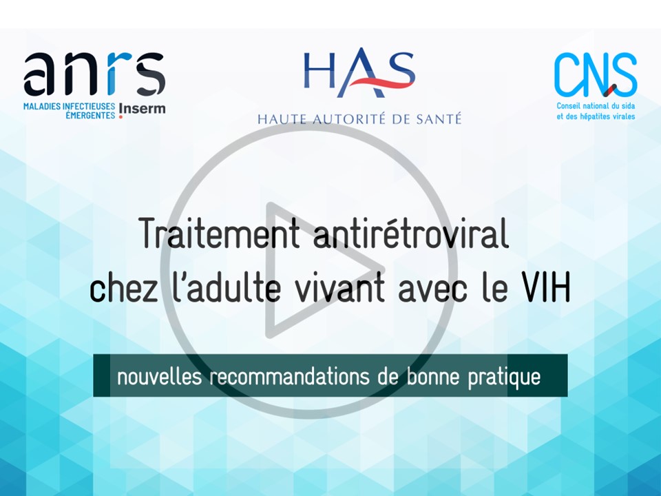 Webinaire traitement antirétroviral chez l'adulte vivant avec le VIH